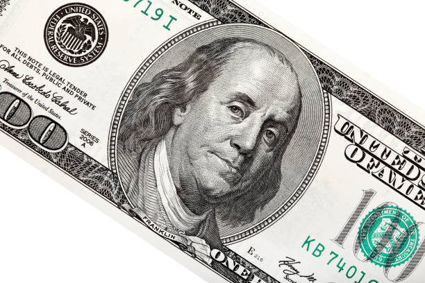 istock Close up of 100 dollars bank note 950052866