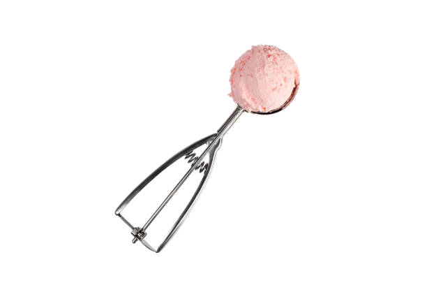 Strawberry ice-cream scoop