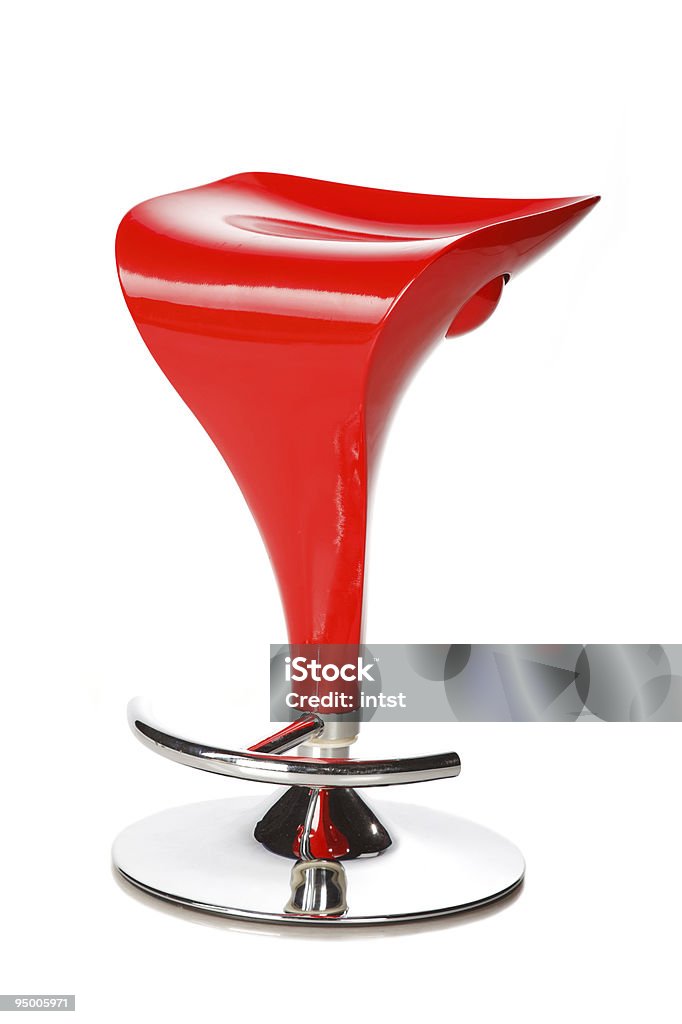 Red bar moderno cadeira - Foto de stock de Alto - Descrição Geral royalty-free