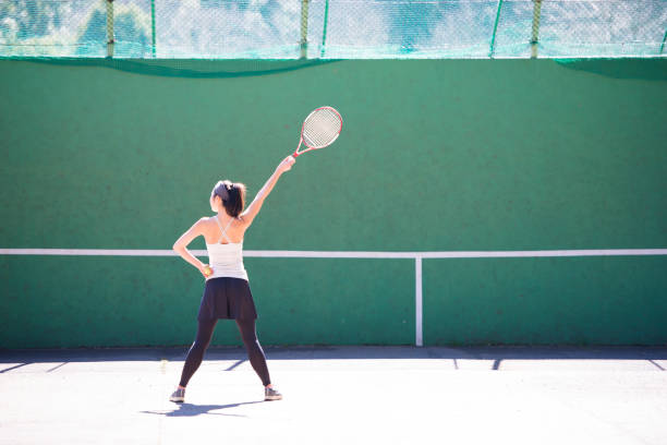 istock Japanese women playing tennis 950060370