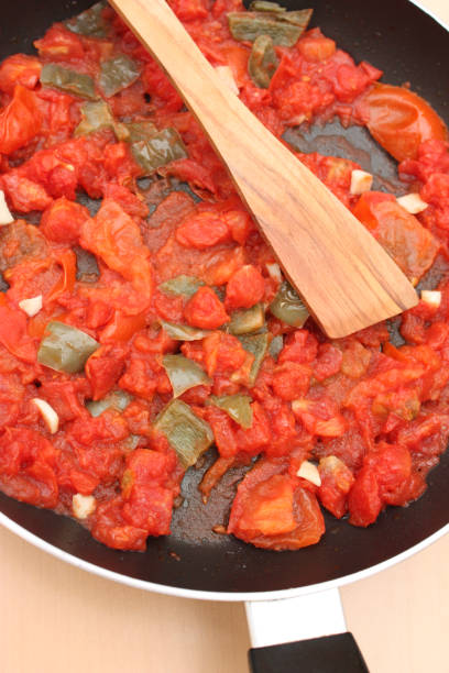 istock Shakshouka in preparation  Cooking 950061708