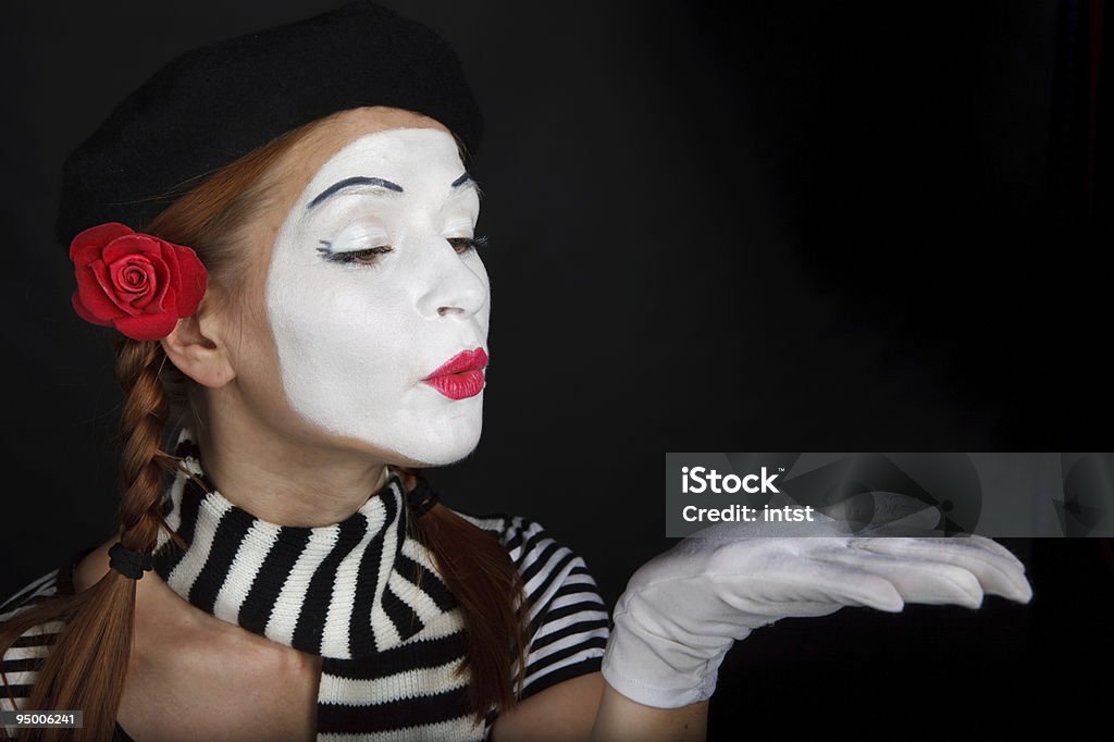 Portrait de mime fille - Photo de 20-24 ans libre de droits