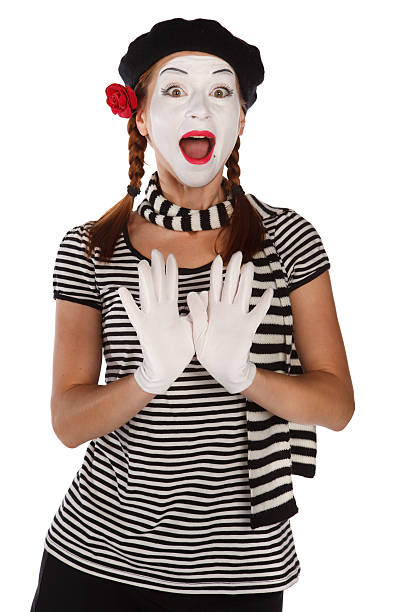 istock Emotional mime portrait 95006243