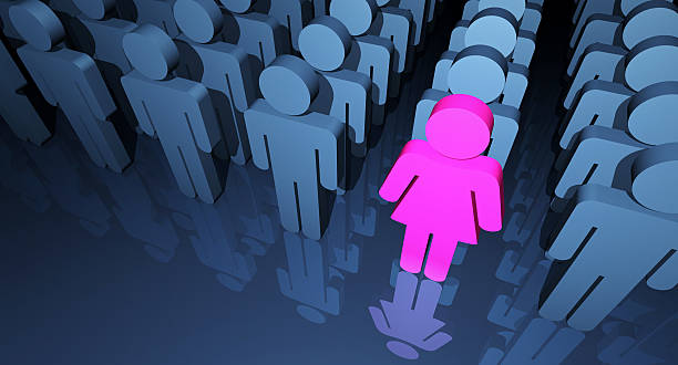 istock Business Woman Stand Out 95007939
