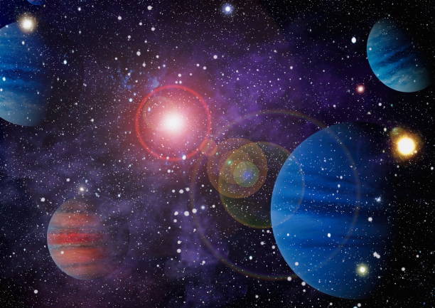 istock planets, stars and galaxies in outer space showing the beauty of space exploration. Elements furnished by NASA 950081426
