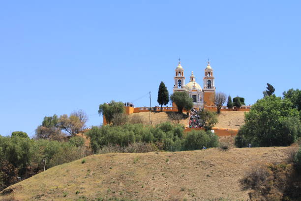 istock Cholula Church at top of a pyramid 950086772