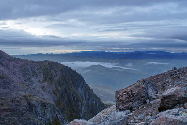 istock Rocky landscape on Volcano Cayambe 950095458
