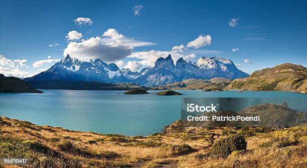 Torres Del Paine National Park Lake Pehoe Amp Los Cuernos Stock Photo - Download Image Now