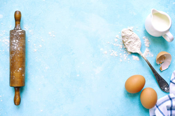 istock Culinary background with ingredients and props for a baking 950111760