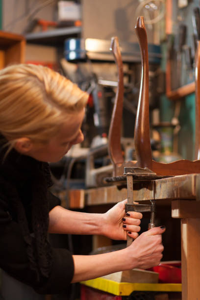 istock Close-Up Of Craftsperson Working At Workshop 950118568