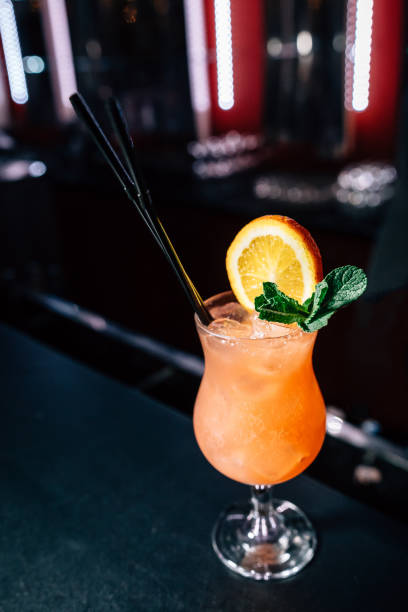 istock cocktail on the bar, nightclub 950130552