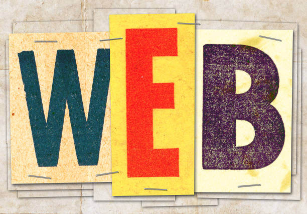 istock The word web made with old papers and letters 950130704