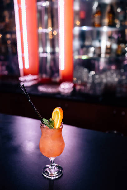 istock cocktail on the bar, nightclub 950130750