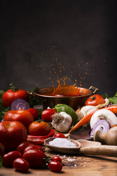 istock Homemade tomato sauce with ingredients 950132542