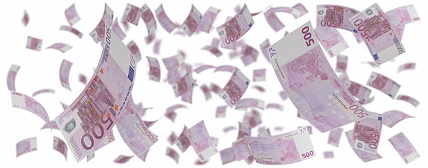 istock Five hundred euros rain isolated view 95014762