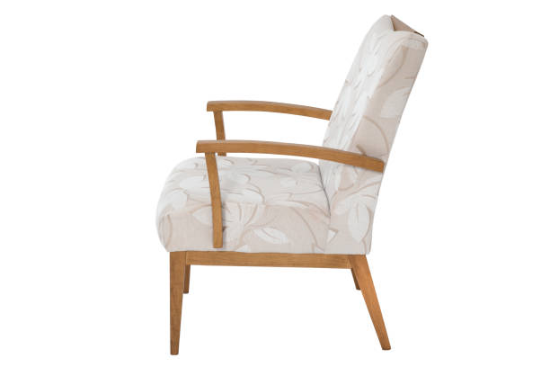 istock armchair. Modern designer chair on white background. Texture chair. 950152140