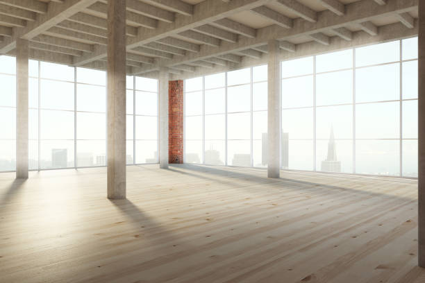 istock Contemporary wooden interior 950163146