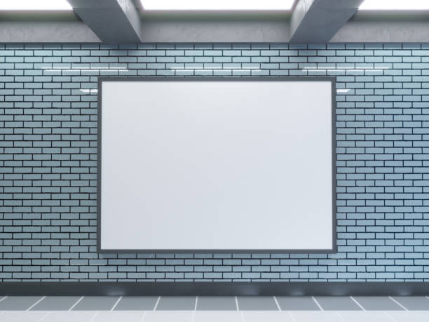 istock large poster at metro station 3d illustration  space,  station,  subway,  template,  three,  underground,  up,  wall,  white 950176248