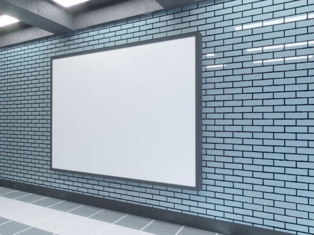 istock large poster at metro station 3d illustration  space,  station,  subway,  template,  three,  underground,  up,  wall,  white 950176308