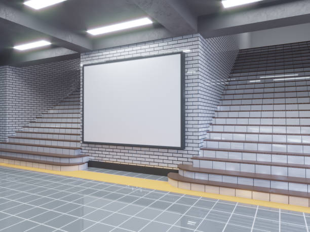 istock large poster at metro station 3d illustration  space,  station,  subway,  template,  three,  underground,  up,  wall,  white 950176418