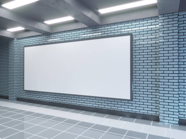 istock large poster at metro station 3d illustration  space,  station,  subway,  template,  three,  underground,  up,  wall,  white 950176520