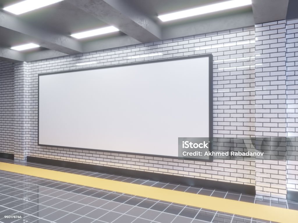 지하철 역 3d 그림 공간 역 지하철 서식 파일 3 벽 흰색을 지 하에 대형 포스터 0명에 대한 스톡 사진 및 기타 이미지 ...