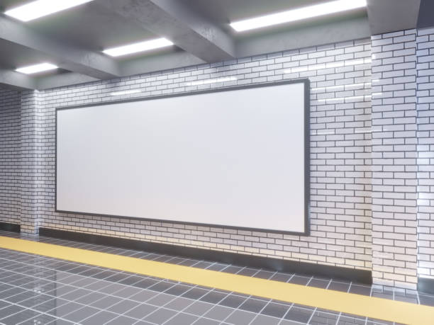 istock large poster at metro station 3d illustration  space,  station,  subway,  template,  three,  underground,  up,  wall,  white 950178766