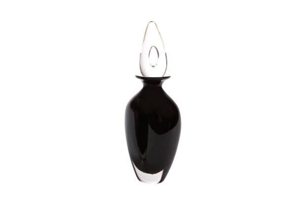 istock Elegant glass vase isolated on a white background (glass, empty, vase) 950183116