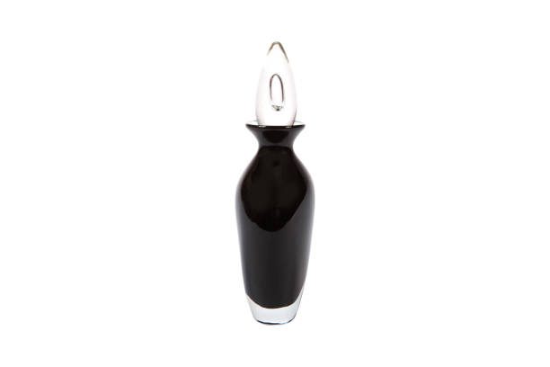 istock Elegant glass vase isolated on a white background (glass, empty, vase) 950183272