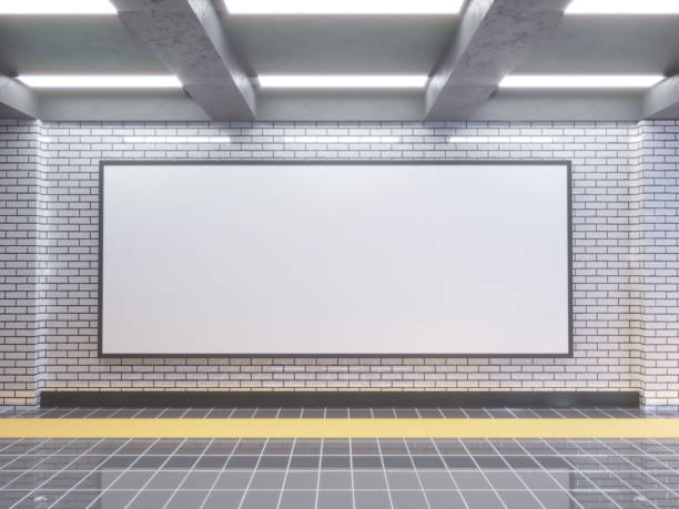 istock large poster at metro station 3d illustration signboard,  space,  station,  subway,  template,  three,  underground 950186366
