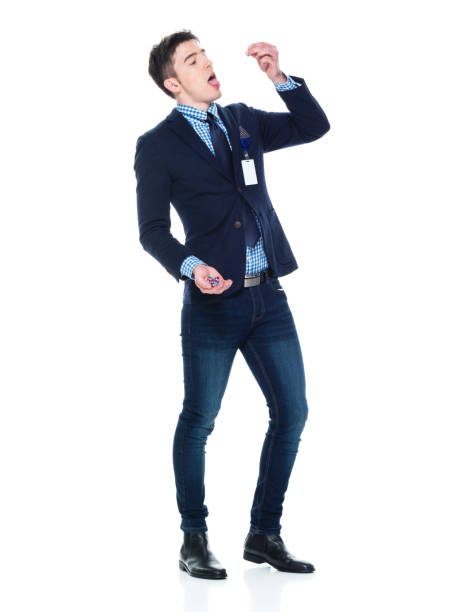 istock Attractive businessman taking drugs 950189510