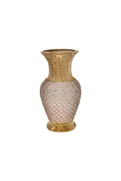 istock Elegant vase isolated on a white background (glass, empty, vase) 950190654