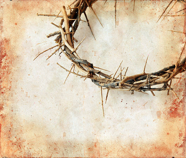 istock Crown of Thorns on Grunge Background 95019407