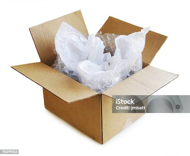 판지 상자 영업중 버블랩에 대한 스톡 사진 및 기타 이미지 - 버블랩, 상자, 0명