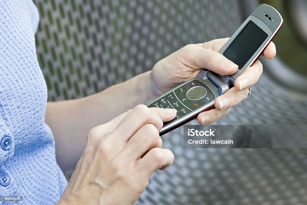 Woman Using Cell Phone  Adult Stock Photo