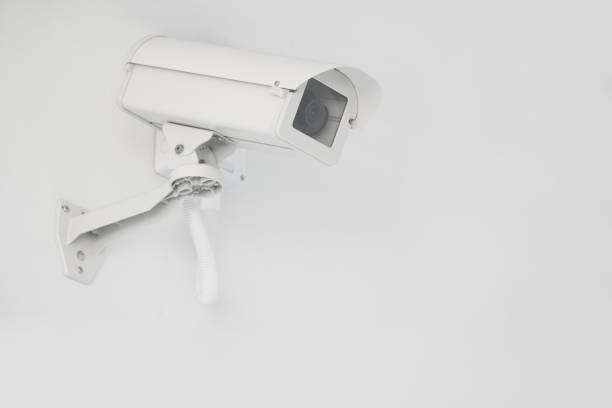 istock CCTV security camera installed on the building wall, operating indoor and outdoor, surveillance system. 950196758