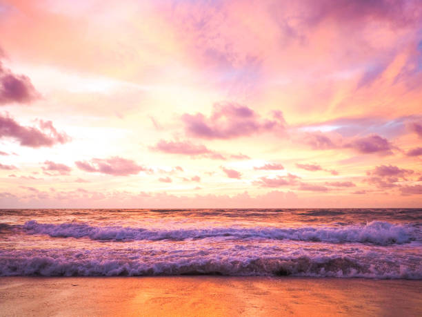 istock Colorful sunset on the tropical beach,phuket thailand 950200220