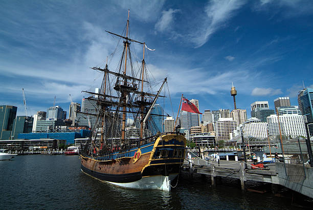 australie-sydney - navette spatiale endeavour photos et images de collection