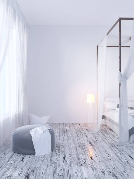 istock mock up poster with vintage pastel hipster minimalism loft interior background, 3D rendering, 3D illustration 950203868
