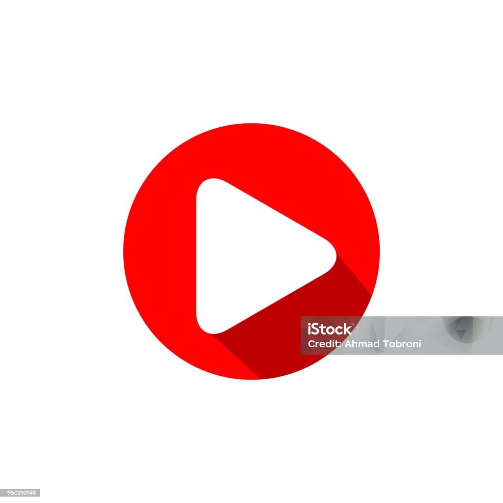 Button Play Vector Template Design Illustration Stock Illustration ...