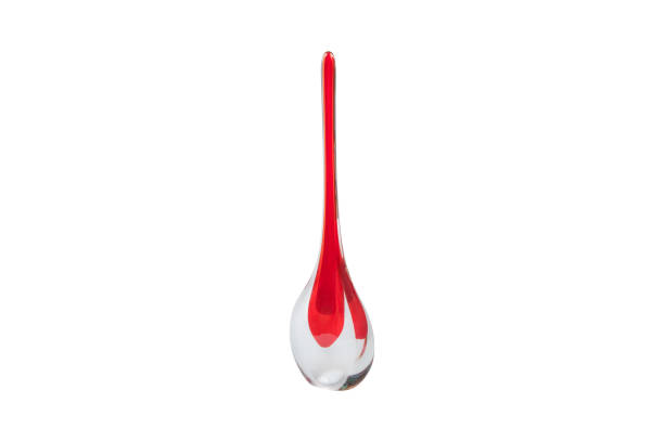 istock Elegant glass vase isolated on a white background (glass, empty, vase) 950213682