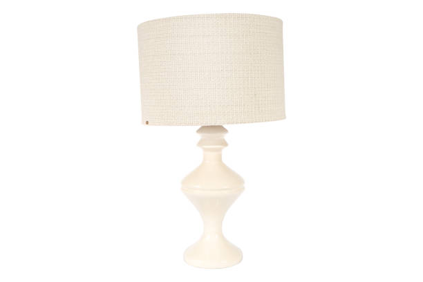 istock Modern table lamp with small white lampshade isolated 950213892