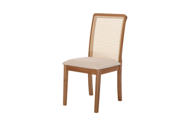 istock Wood chair. Object isolated of white background 950219600