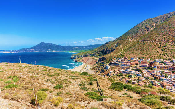 istock Buggerru city and beach South Sardinia 950219704