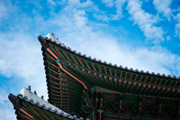 istock Traditional Korean building 950240386