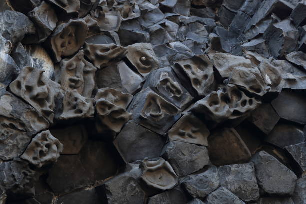 istock basalt volcanic rock formations in Hljodaklettar northern Iceland 950258270