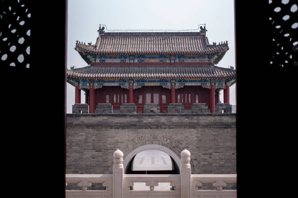 istock retro styled Chinese city gate 950258824