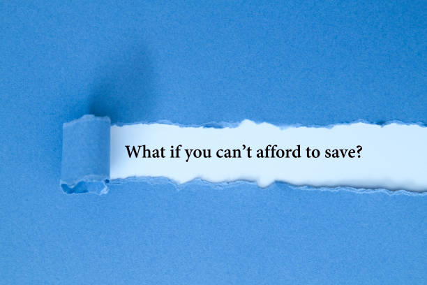 istock What if you can not afford to save? 950266412
