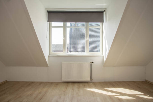 New dormer in a empty clean house New dormer in a empty clean house dormer stock pictures, royalty-free photos & images