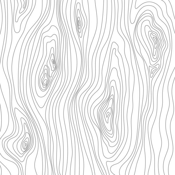 ilustrações, clipart, desenhos animados e ícones de esboço de textura de madeira. superfície de cobertura do grão. fibras de madeira. de fundo vector - wood grain